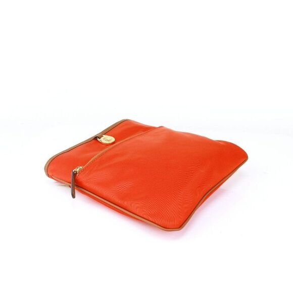 NWT Michael Kors Nylon Large Pocket Crossbody Bag Mandarin Orange - Picture 8 of 11